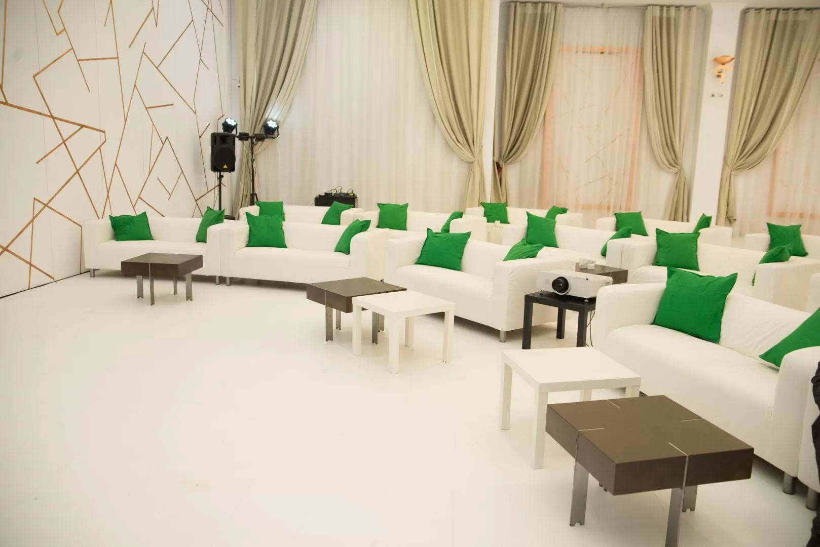 Zonă de lounge pentru networking